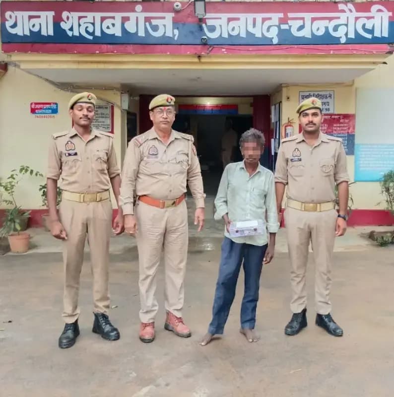 मंदिर से मुकुट चोरी करने वाला आरोपित गिरफ्तार, टूटे मुकुट और 500 रुपये बरामद