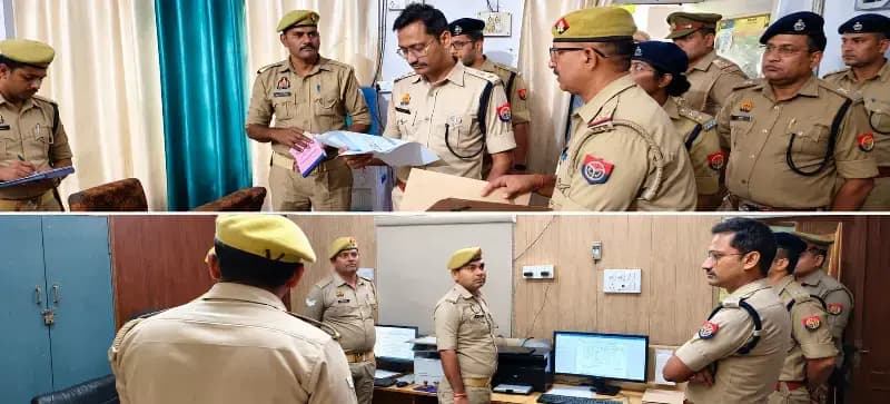 पुलिस कार्यालय से साइबर थाने तक एसपी का औचक निरीक्षण, अभिलेखों की जांच कर दिए निर्देश